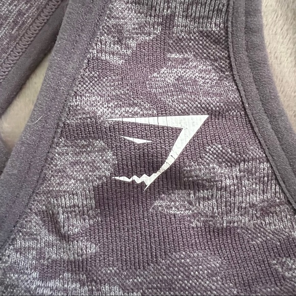 Gymshark Purple Camo Sports Bra - Picture 4 of 8